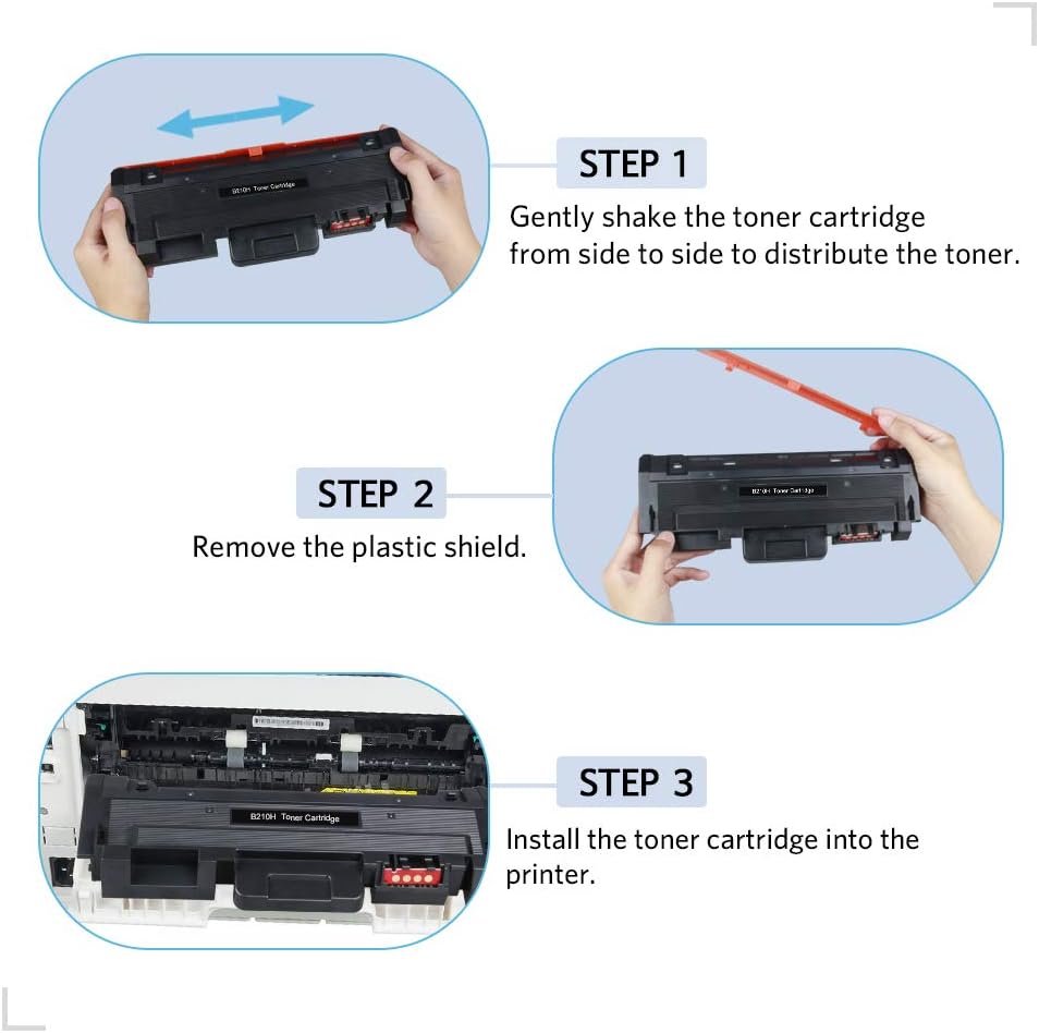 Compatible Toner Cartridge Replacement, Black, 4-Pack Y34482