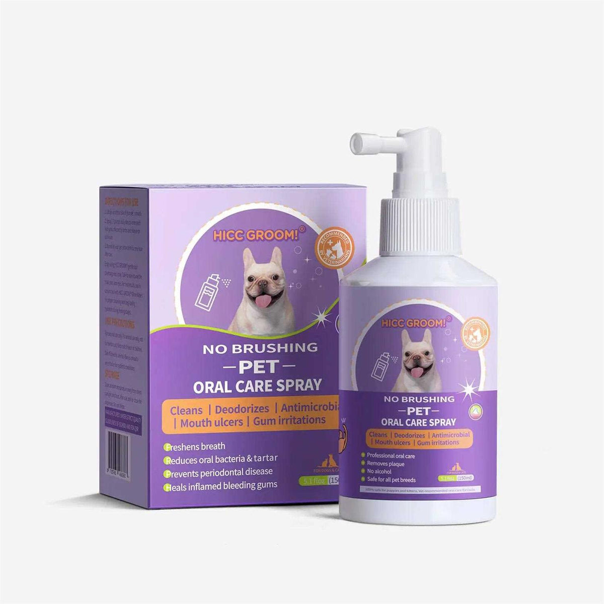 Dog Cat Oral Care Spray 5.1 Oz G196