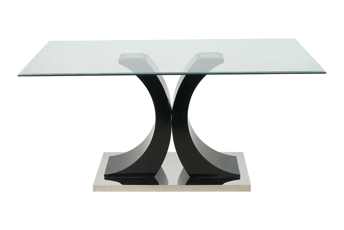 Glass Table Set of 1 J554