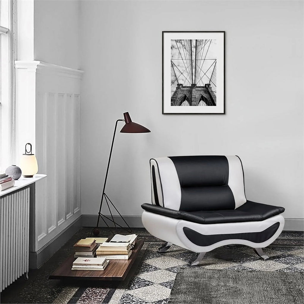 Faux Leather Accent Chair C975