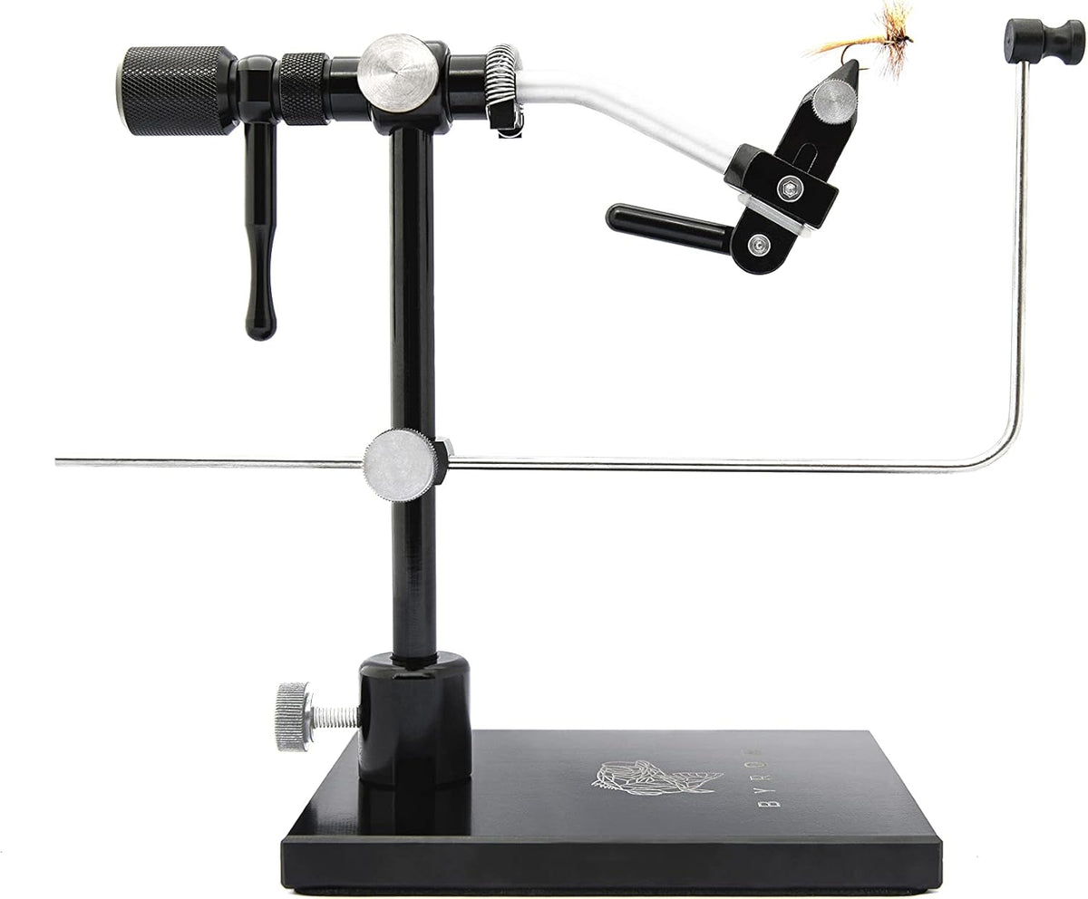 Rotary Fly Tying Vise with Steel Screws and Travel Case N6806