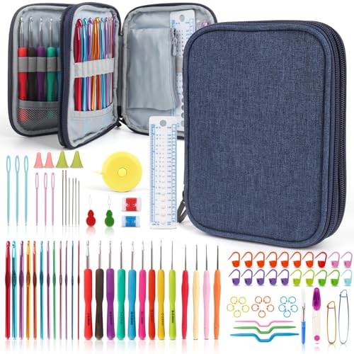 382 Yards Cotton Yarn Kit with Hooks and Accessories X6122