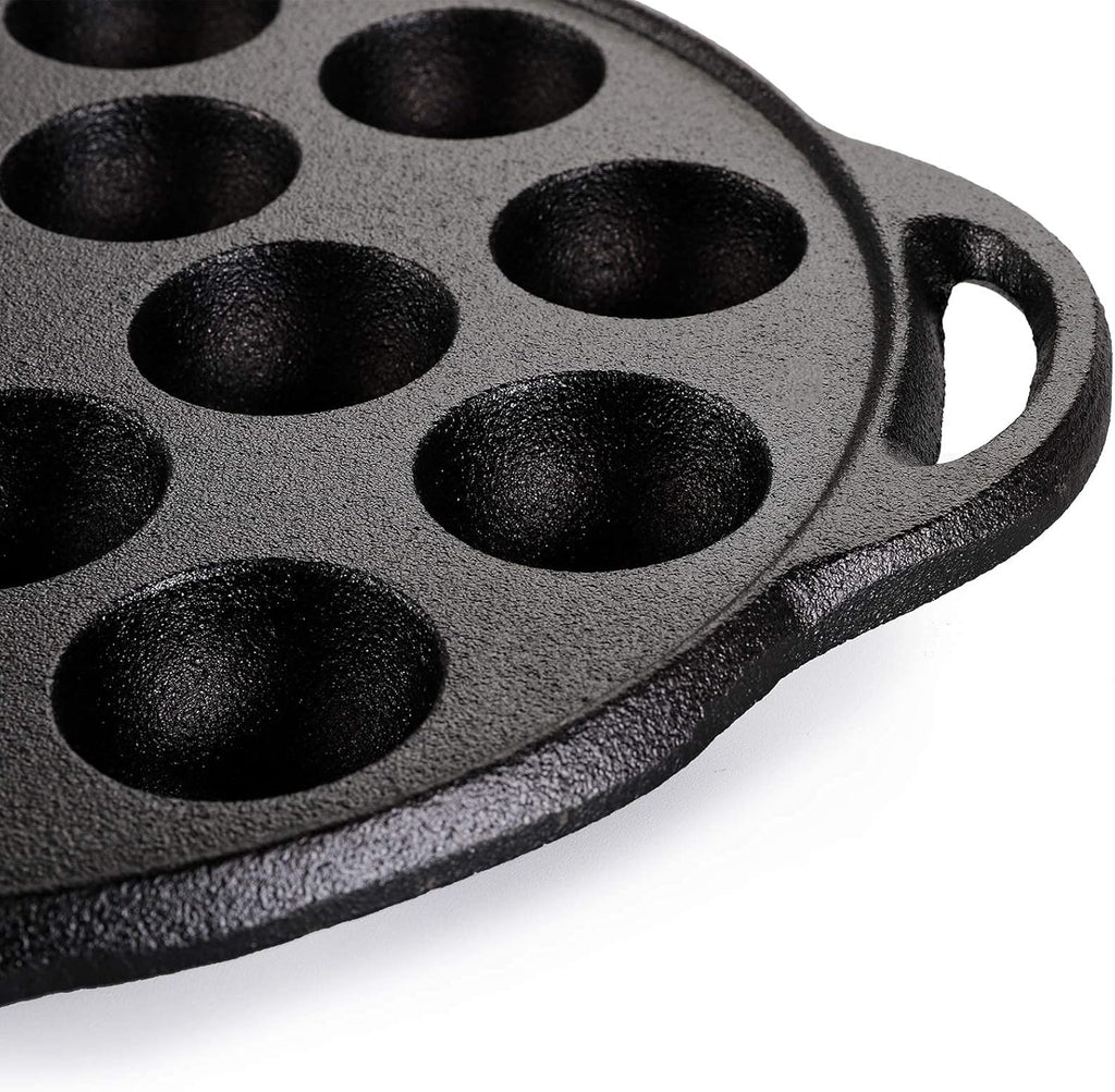 Non-Stick Cast Iron Aebleskiver Pan, 1.5" diameter R365