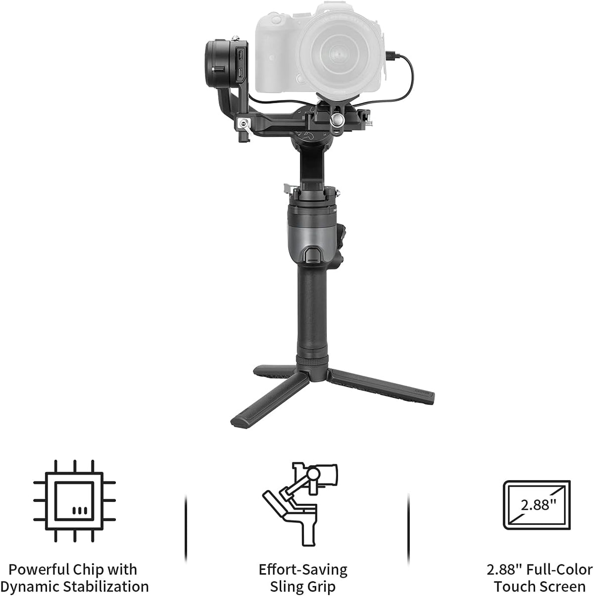3-Axis Handheld Gimbal Stabilizer for Mirrorless Cameras C874