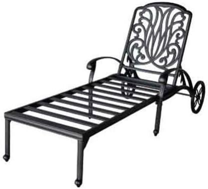 Cast Aluminum Reclining Chaise Lounge A2880