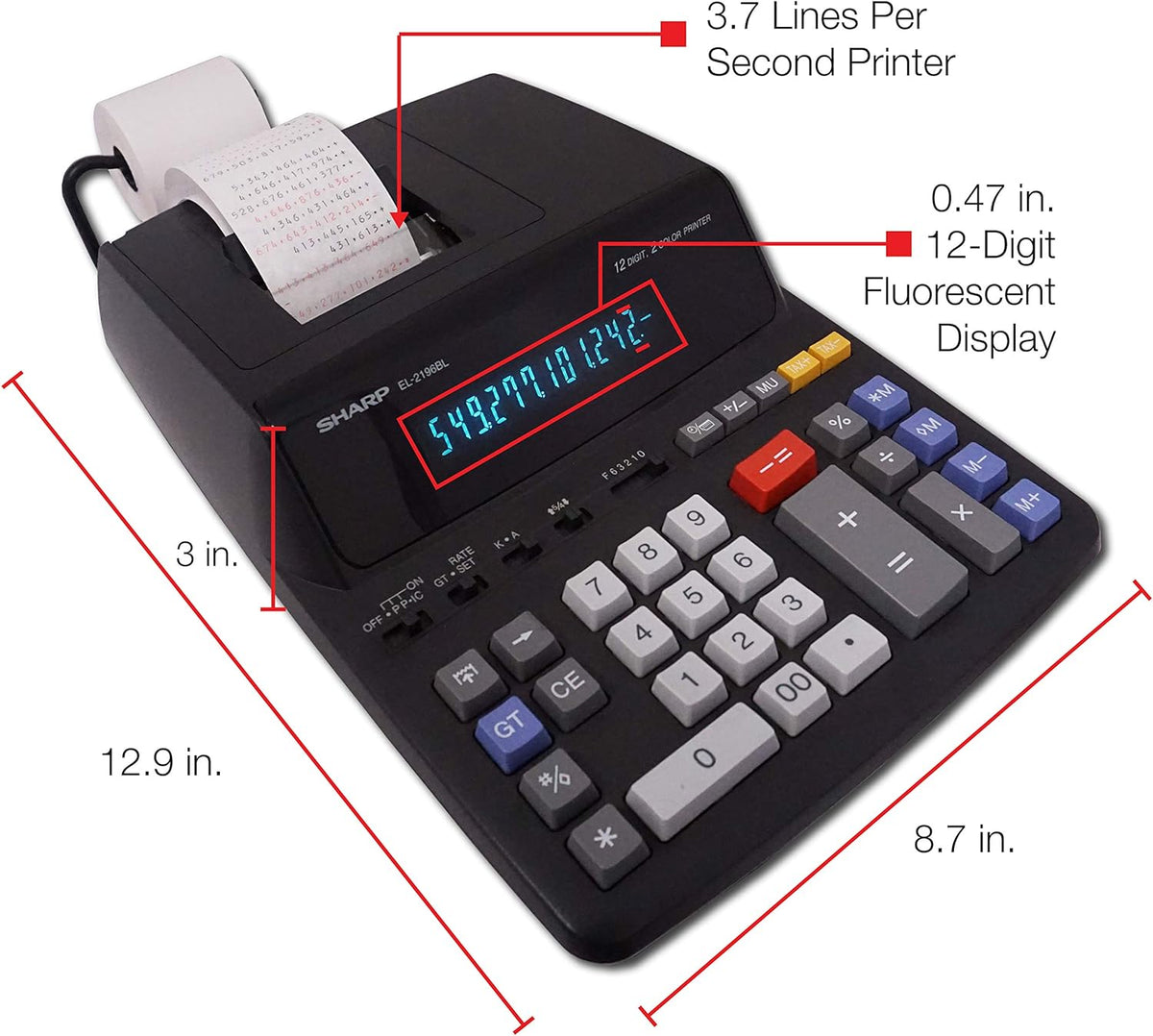 Black Standard Function Calculator V669