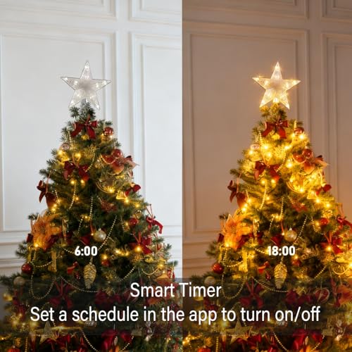 Color Changing Christmas Star Tree Topper Z71872