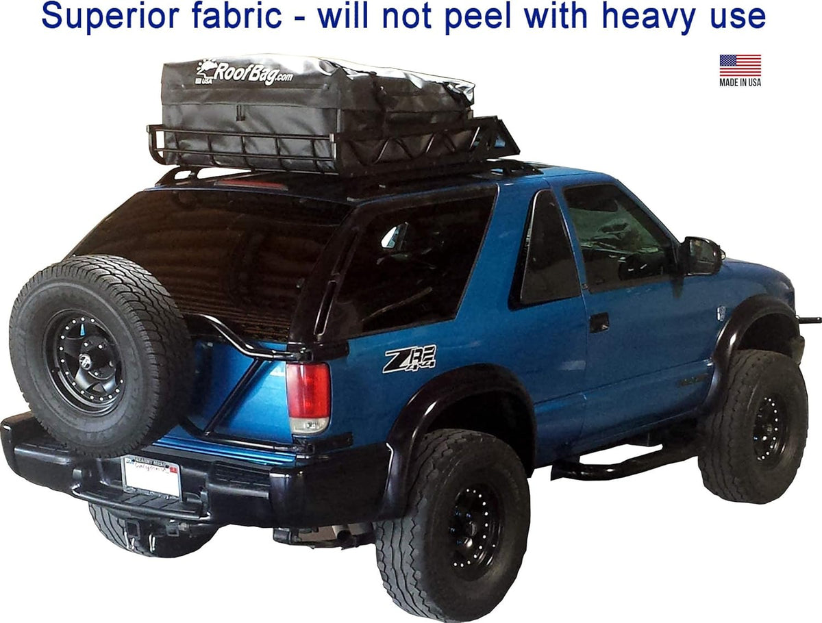11 Cubic Feet Waterproof Rooftop Cargo Carrier with Straps and Mat X594915