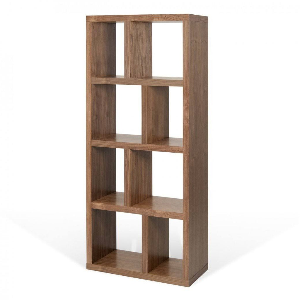 Walnut 4 Level Bookcase Q816