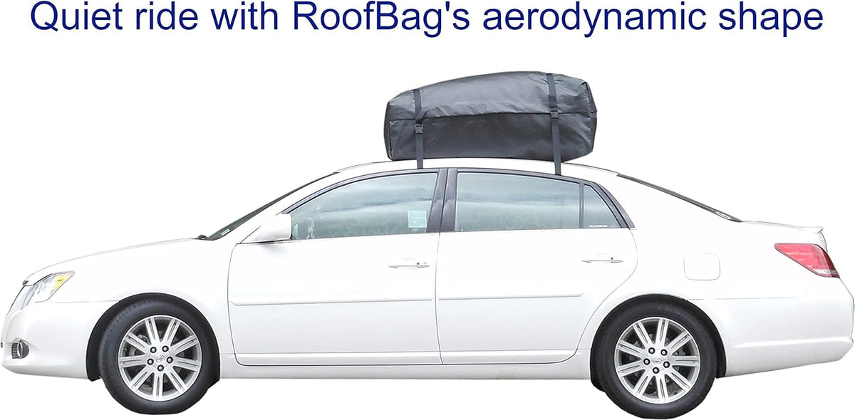 11 Cubic Feet Waterproof Rooftop Cargo Carrier with Straps and Mat X594915