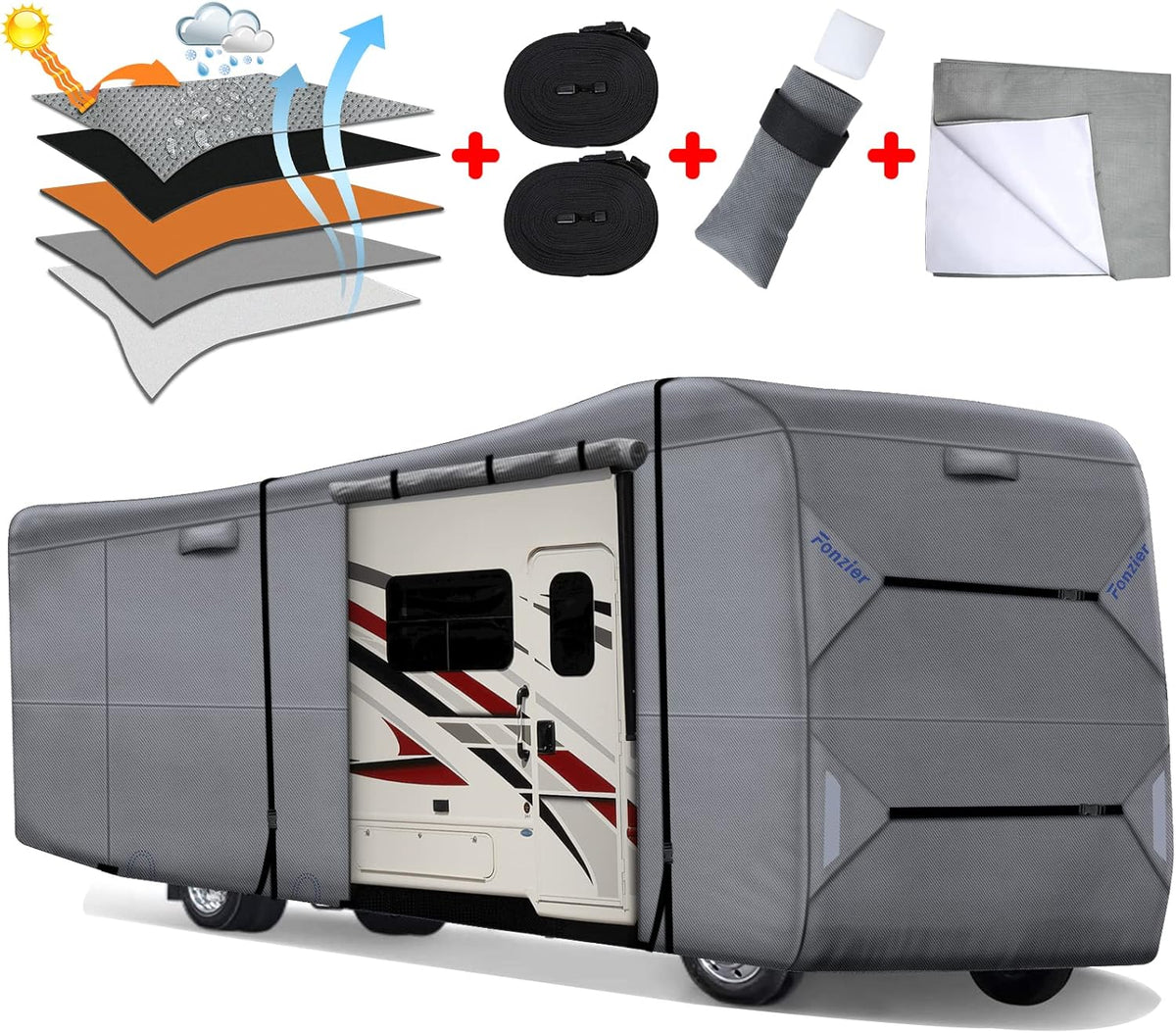 Heavy Duty RV Cover for 31'-34' Motorhome I9380
