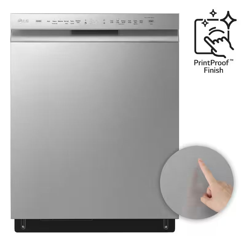 Stainless Steel Front Control Dishwasher with 3rd Rack I3559