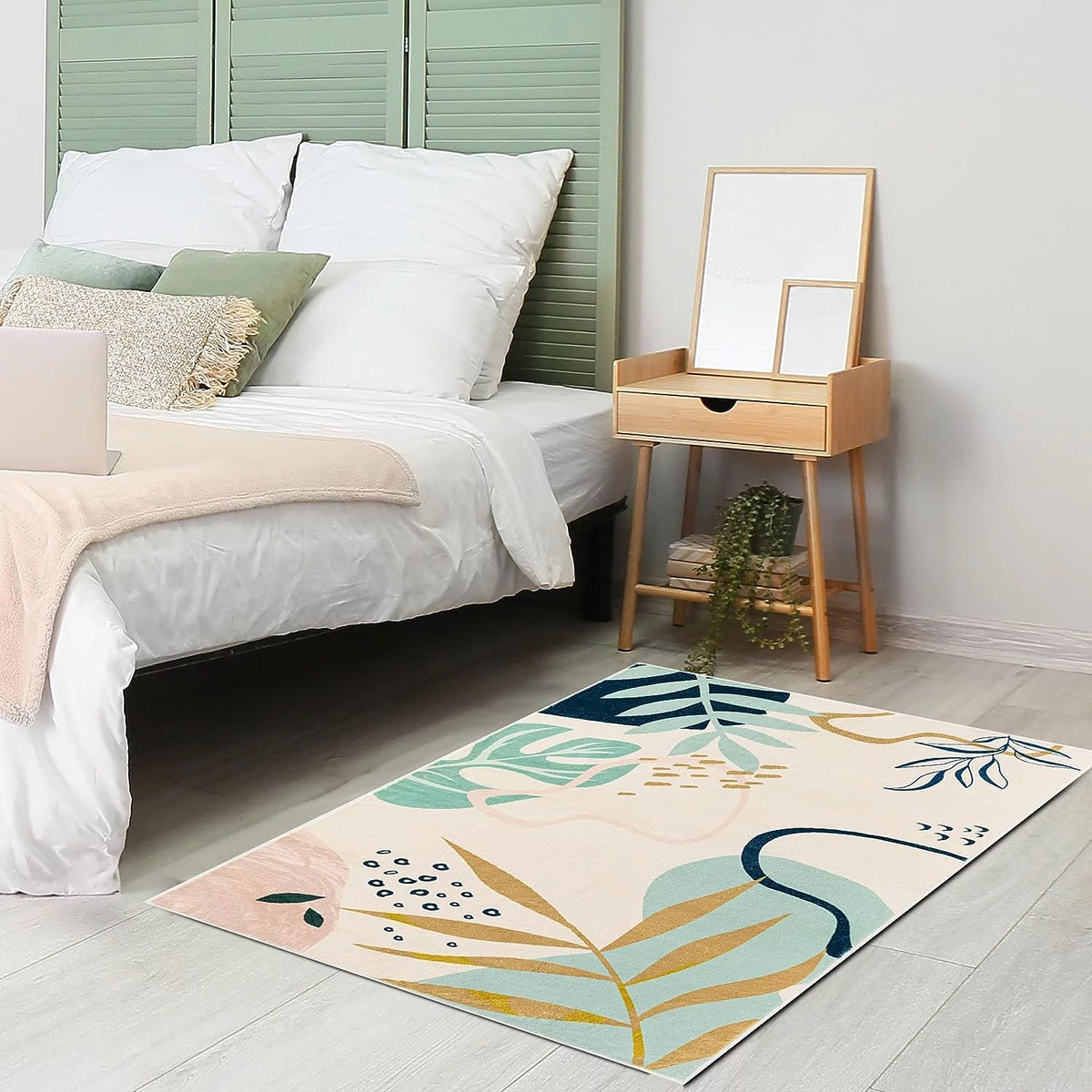 3x5 Washable Non Slip Area Rug F81040