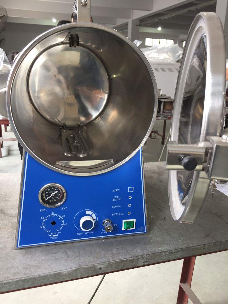 24L Portable Pressure Stainless Steel Steam Autoclave Sterilizer O672324