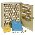 Locking Two-Tag Cabinet, 120-Key, Welded Steel D247
