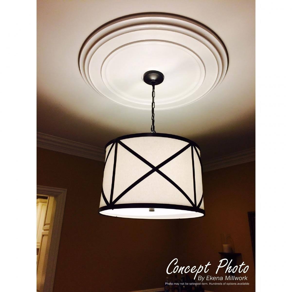 Lorry Ceiling Medallion (warm Silver) S68426