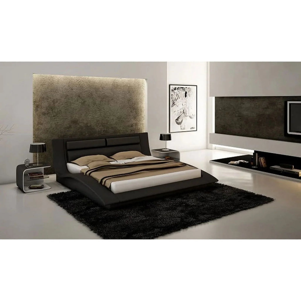 Black Queen Size 3-Piece Bedroom Set Y650629