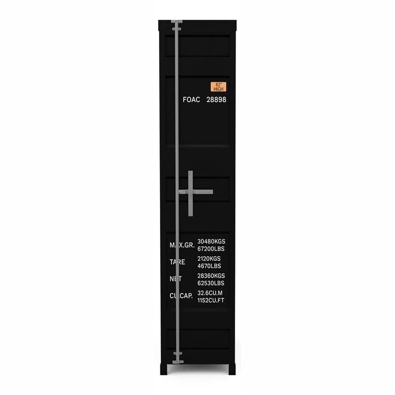 Sand Black Metal 4-Shelf Bookcase C355