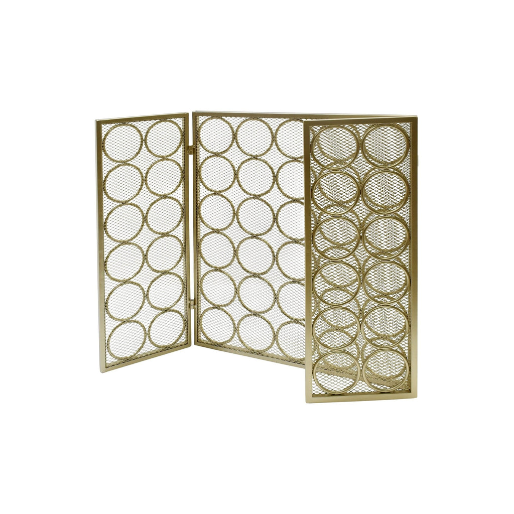 Three Panel Iron Firescreen K55598