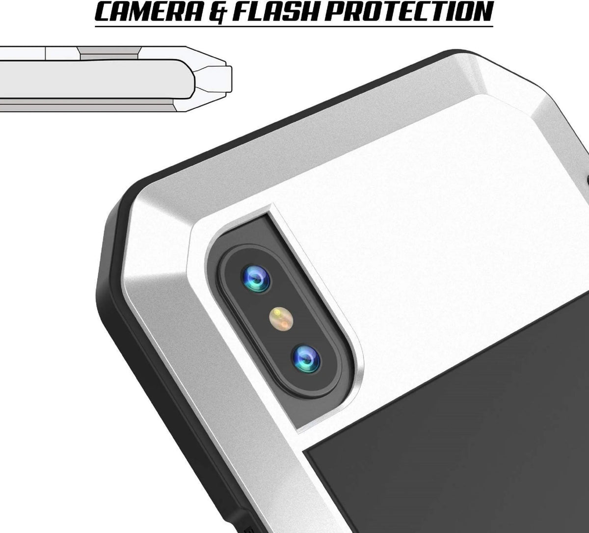 White Aluminum Metal iPhone 5s Case U689499