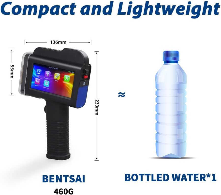 1 Inch Handheld Labeler with 4.3 Inch HD LED Touch Screen L739169