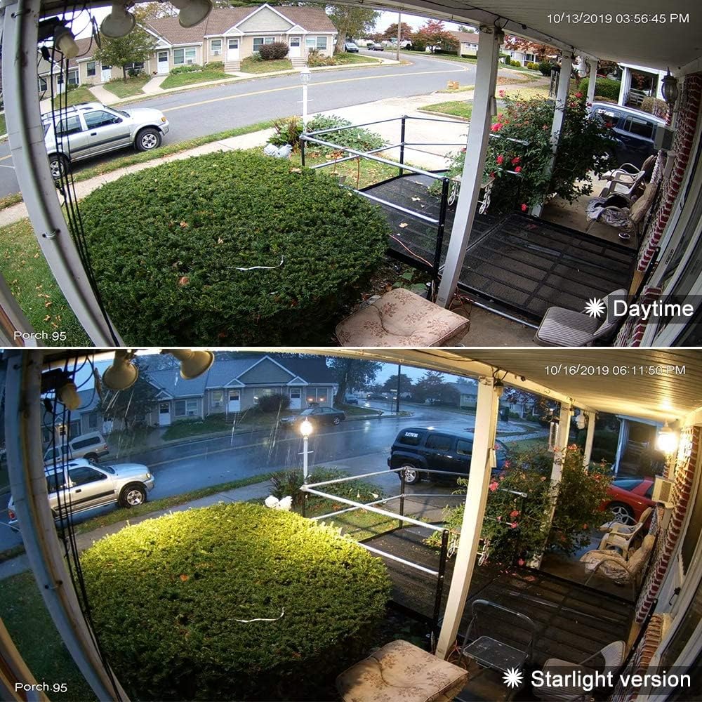 8MP PoE IP Camera 4K Starlight 2.8mm Dome Camera Weatherproof Outdoor with Night Vision O2377