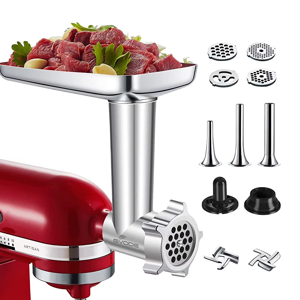 Meat Grinder Attachment for Stand Mixer, 3 Sausage Stuffer A5505