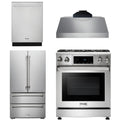 30 Gas Range, Range Hood, Microwave, Refrigerator, Dishwasher G50952