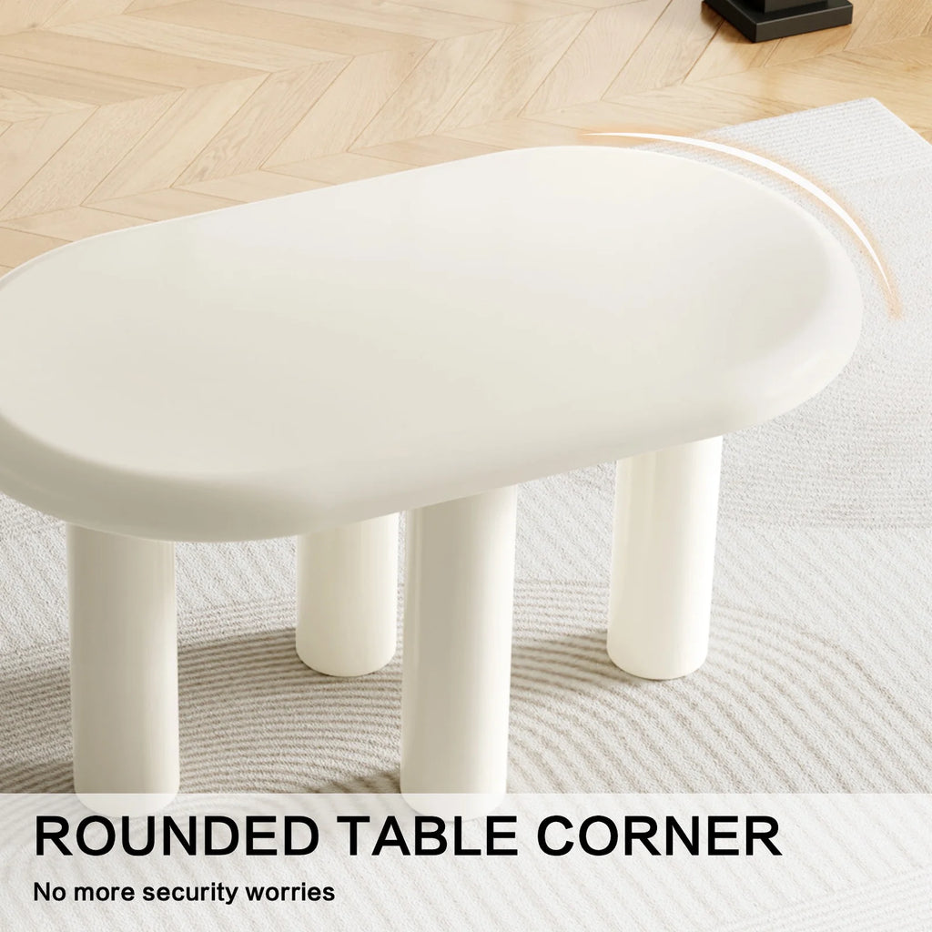 Cream White 55.1 inch Dining Table W55013