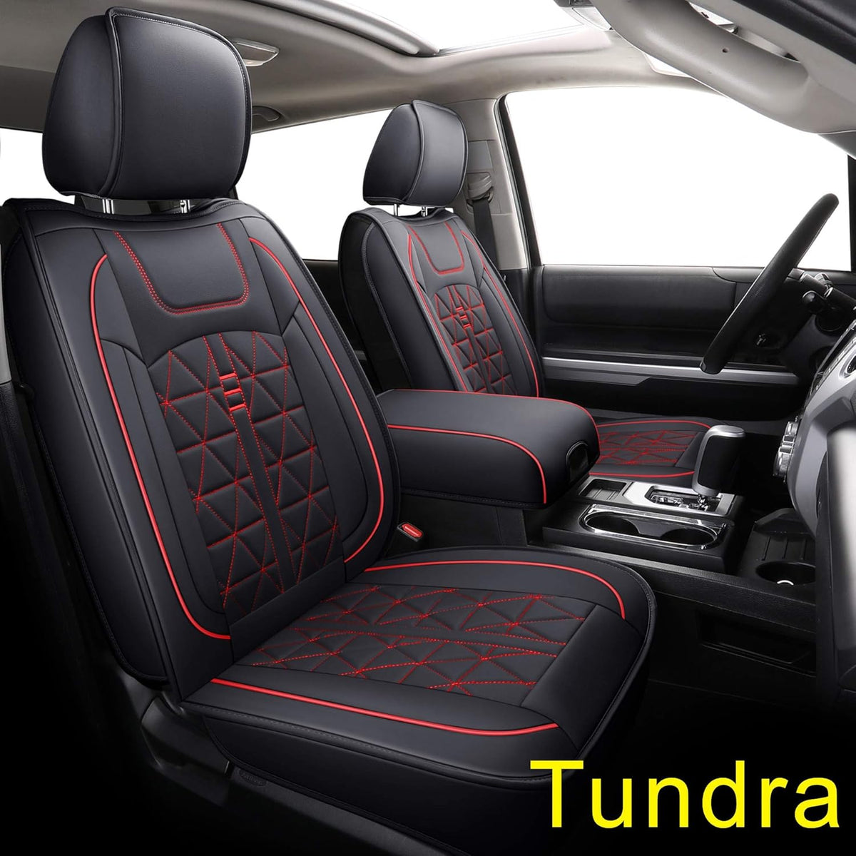 Waterproof Faux Leather Seat Covers Full Set Z437076