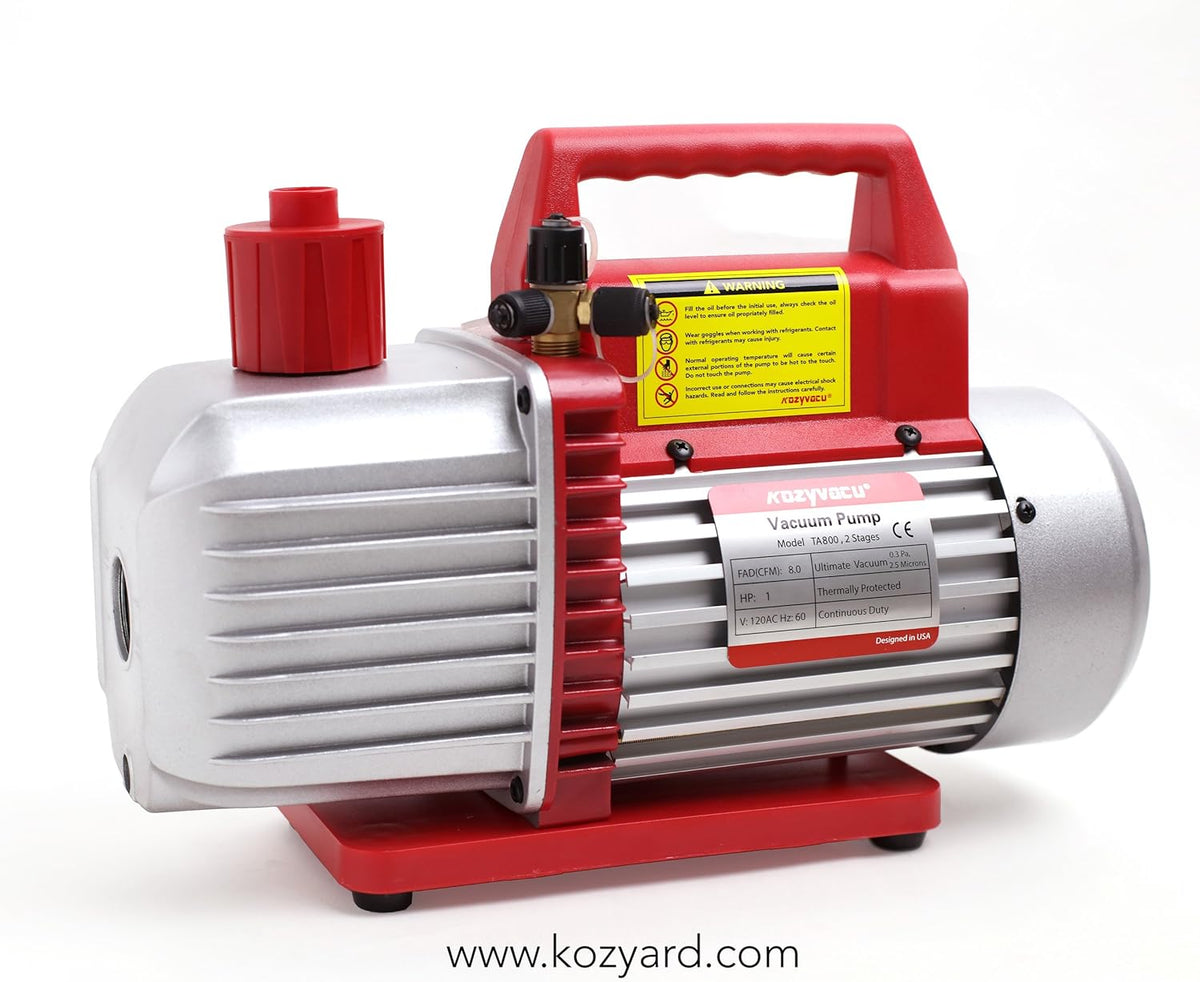 8CFM Two-Stage Rotary Vane Vacuum Pump U9962