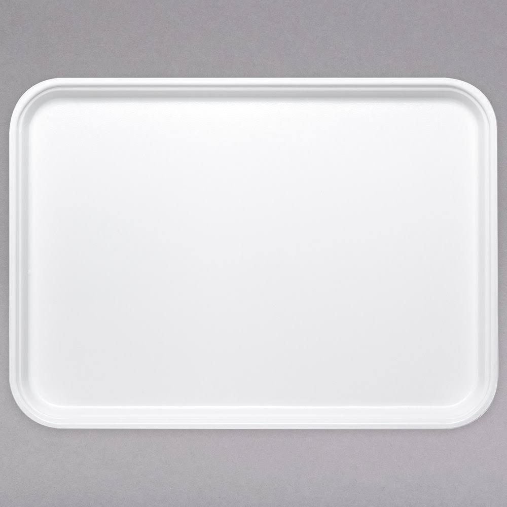 Pearl White Fiberglass Market Tray C68958