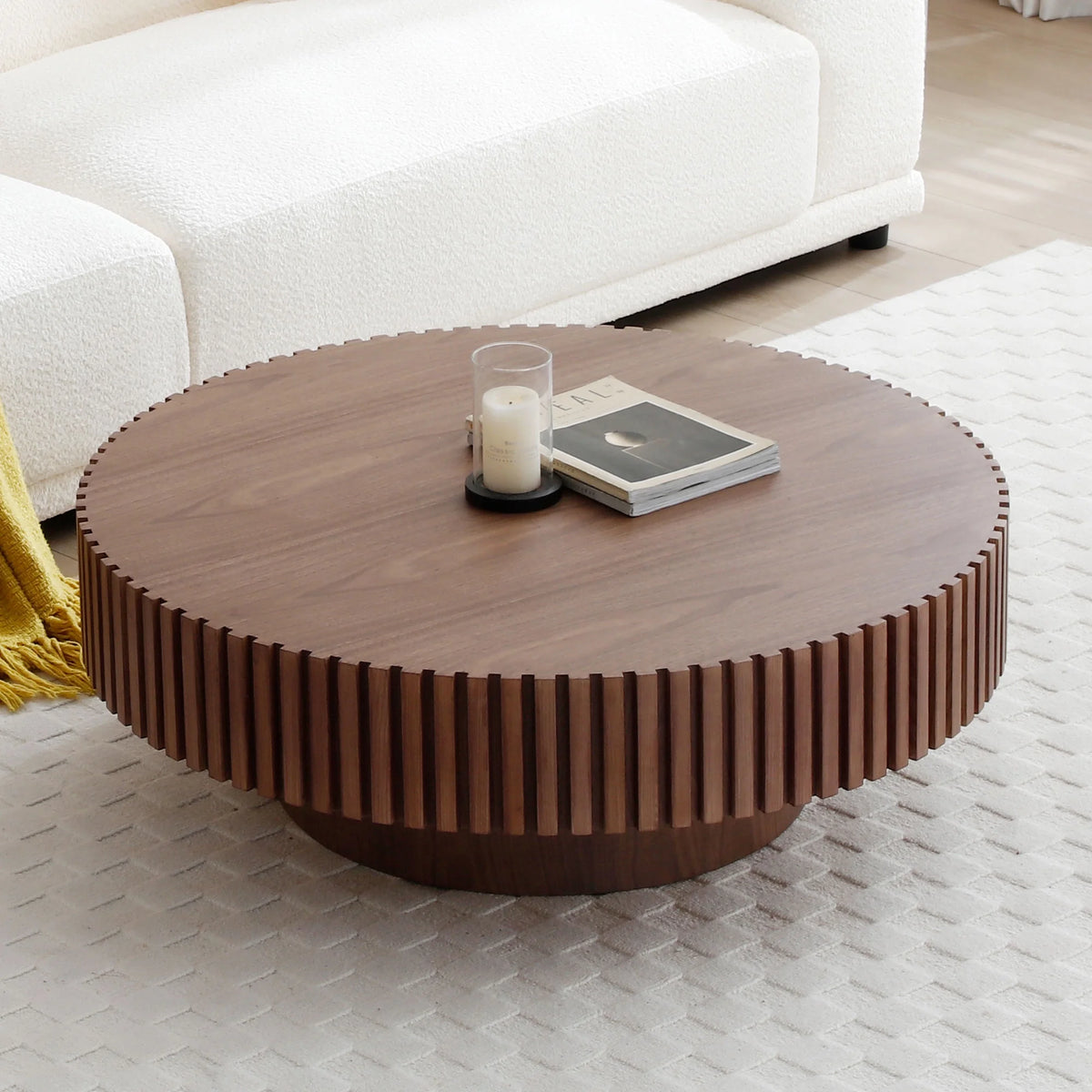 39.37'' Round MDF Coffee Table G27063