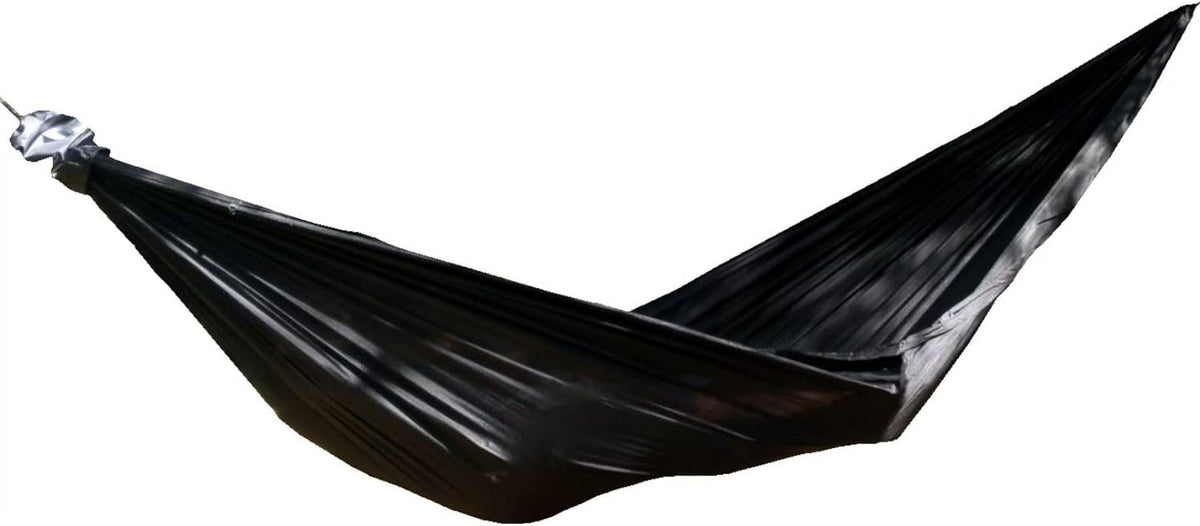 Black 11' Hammock with Ridgeline and Carabiners O93485