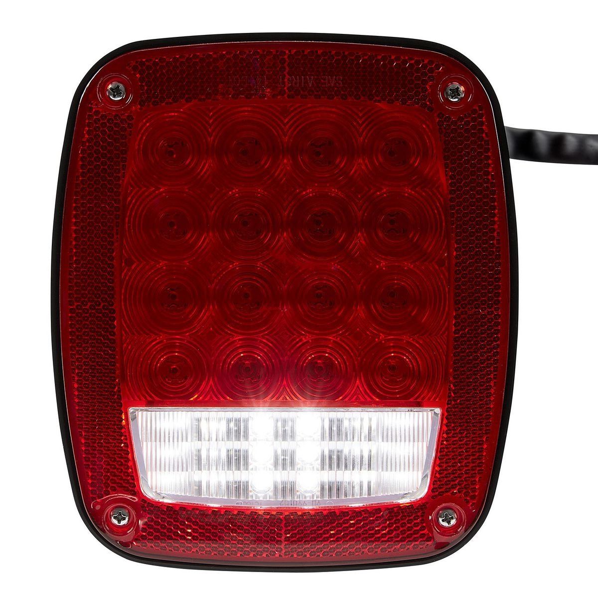 LED Rectangular 6 Function Tail Signal Light D8161