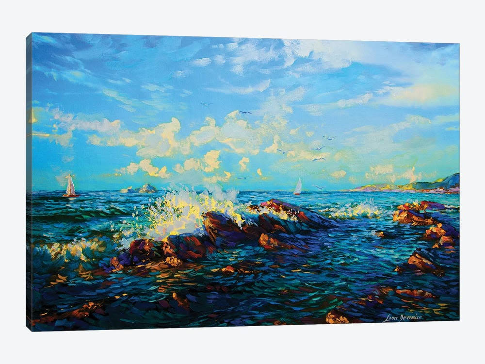 Sea of Tranquility Print Canvas Art L701490