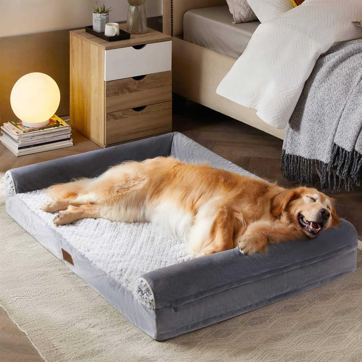 Orthopedic Sofa Dog Bed with Removable Waterproof Cover S7293