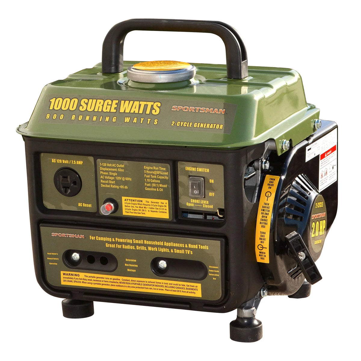 1000 W Portable Generator Y8569