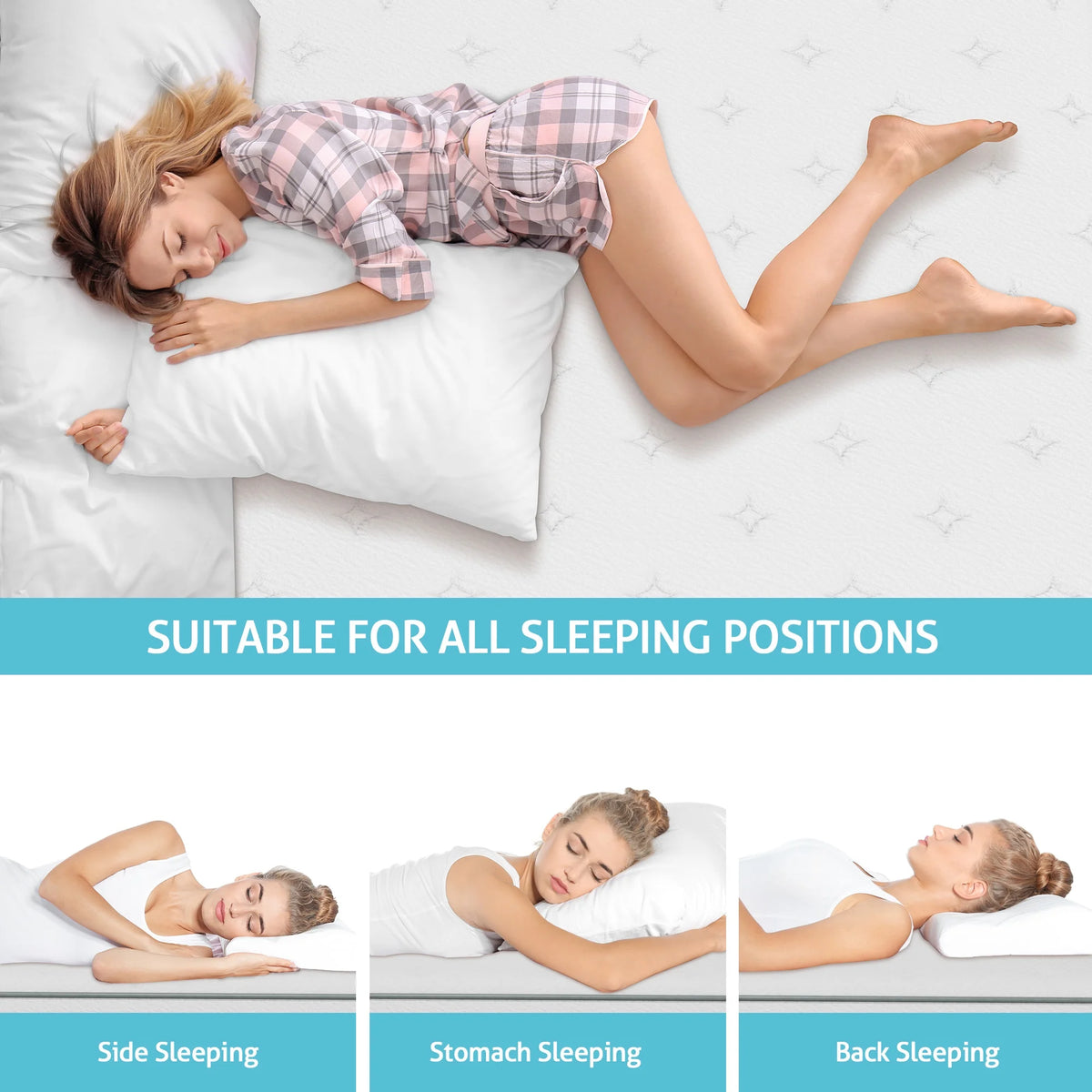 Queen 12 inch Cooling-Gel Memory Foam Innerspring Mattress U7974