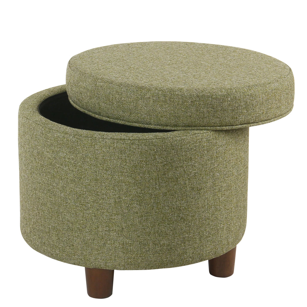 Round Storage Ottoman U162