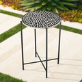 Mosaic Tile Top Round Side Table E951
