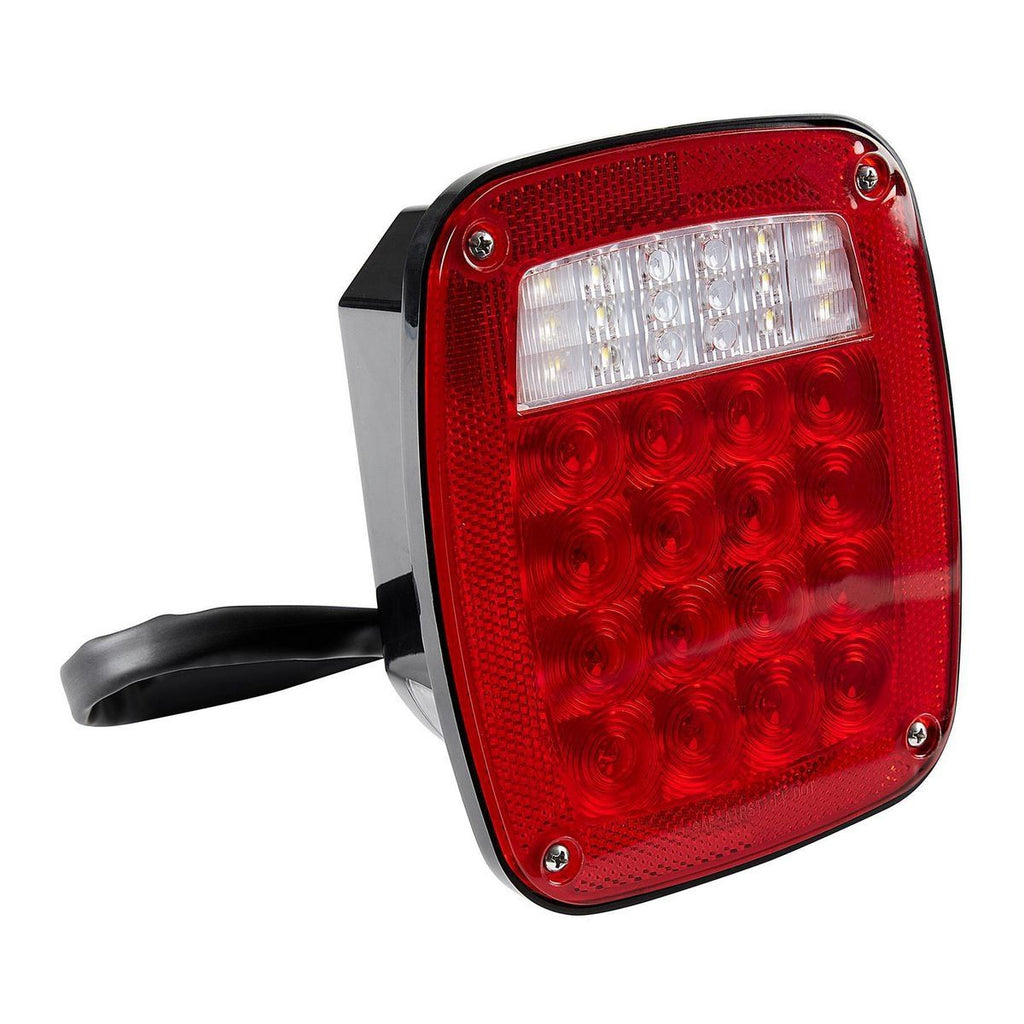 LED Rectangular 6 Function Tail Signal Light D8161
