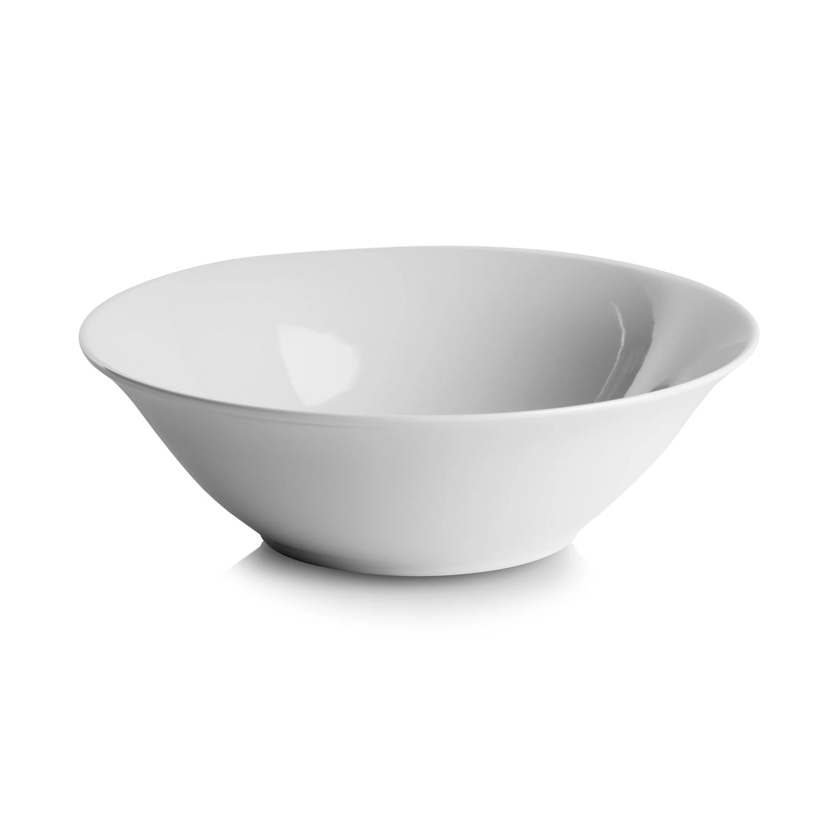 7" Round Ceramic Cereal Bowl Set of 12 White K590