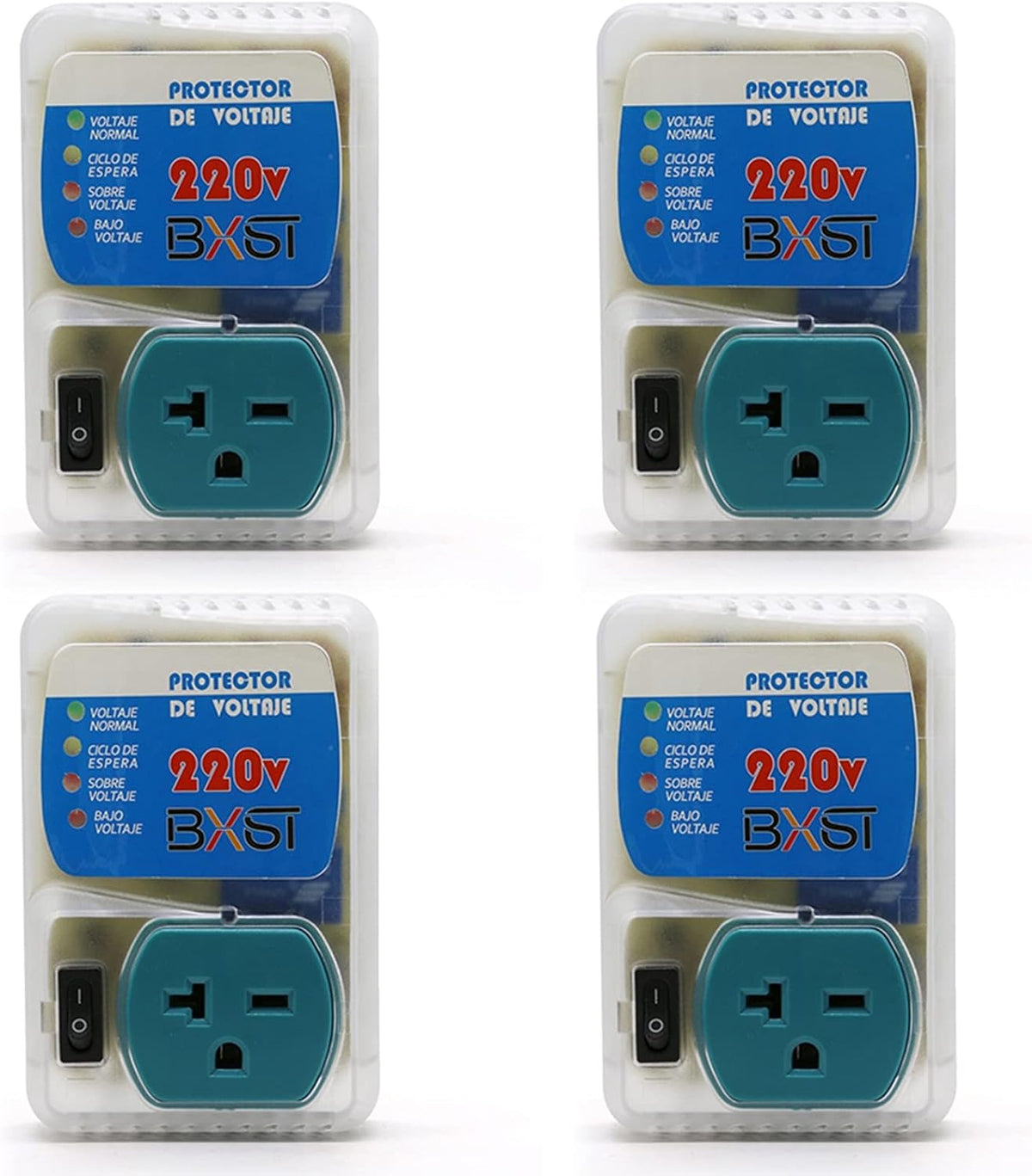 220V 20A 4400W 2 Pack Surge Protector with Indicator Lights I1313