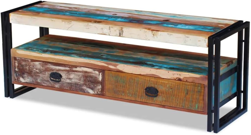 Solid Reclaimed Wood TV Cabinet Q865