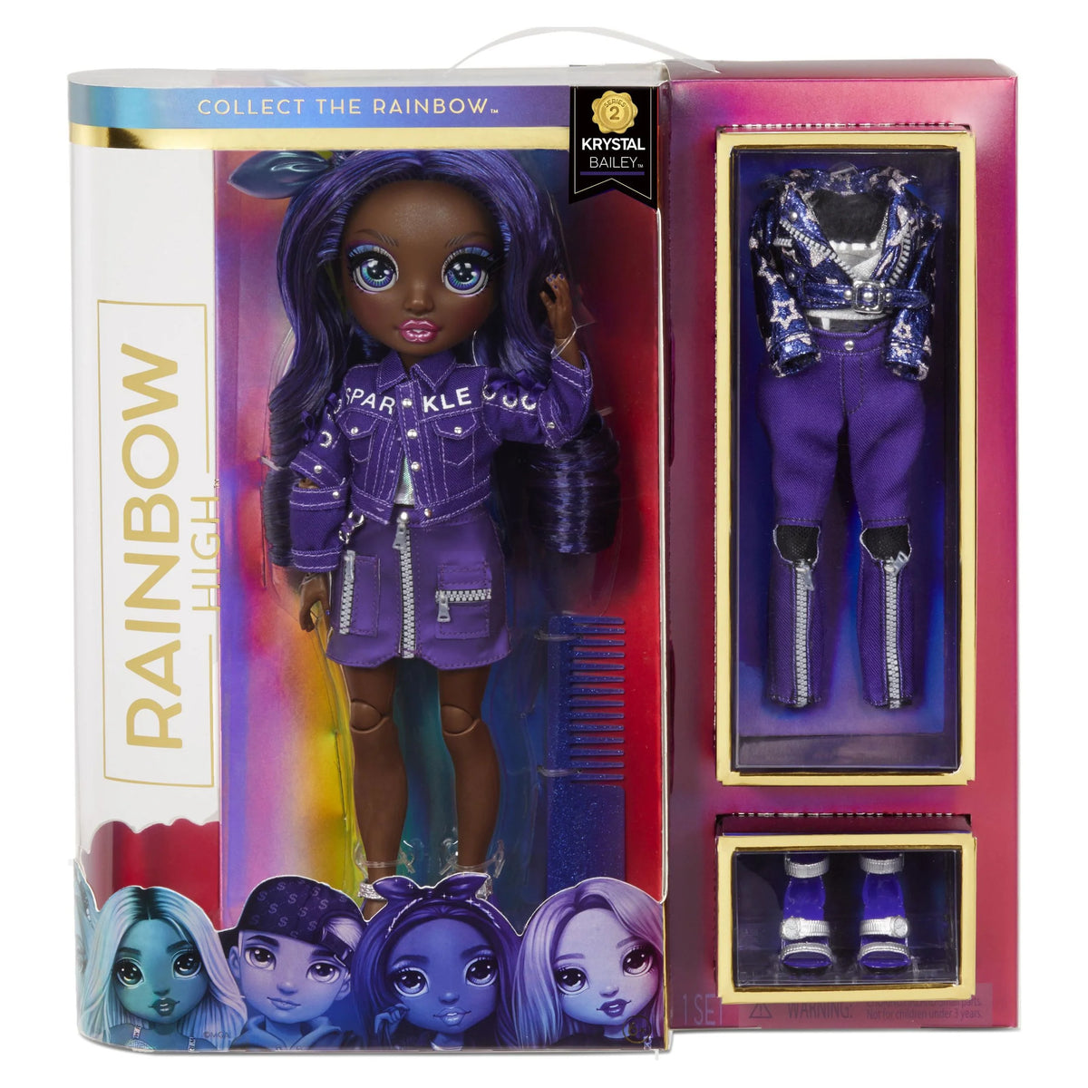 Indigo Fashion Doll with 2 Outfits and Accessories Y1083