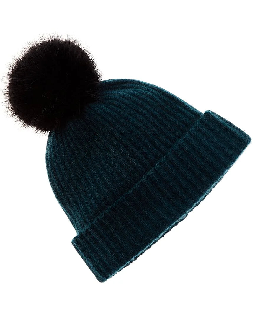 Green Cashmere Hat Q5339