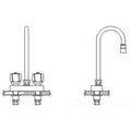 Commercial Two Handle Bar/Prep Faucet Chrome D4838
