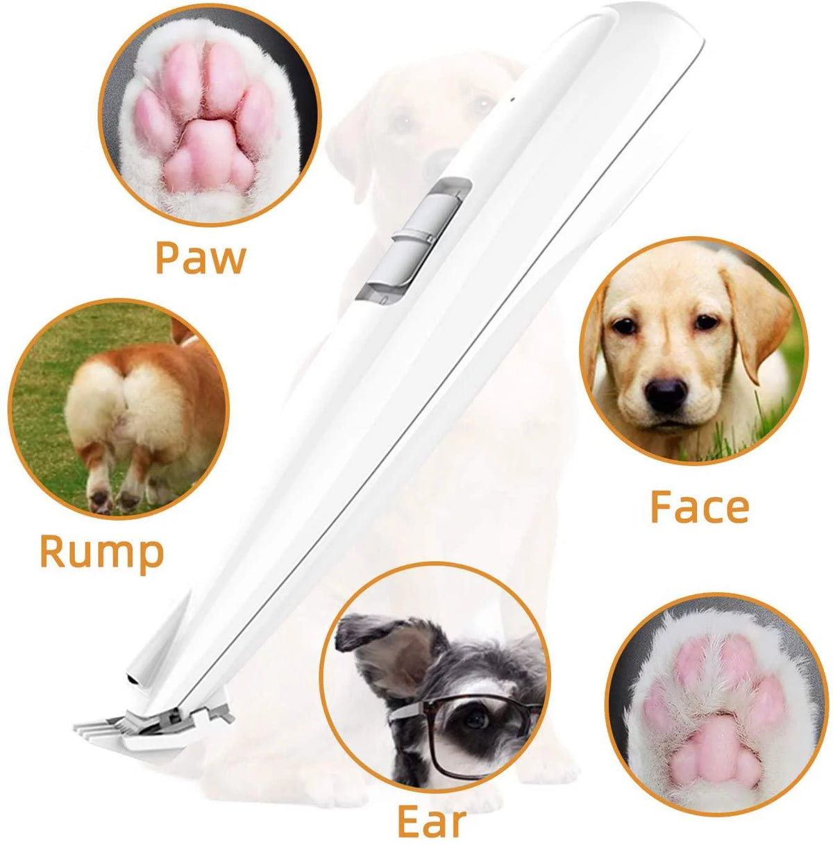 Cordless Rechargeable Electric Dog Paw Fur Trimmer Z291834