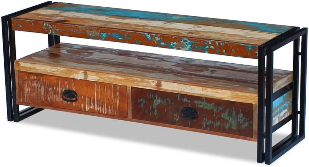 Solid Reclaimed Wood TV Cabinet Q865